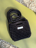 Black Crochet Bag – Clutch & Shoulder Bag in One