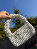 White Crochet Bridal Bag – Sample Sale, Sold As Seen