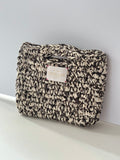 Handmade Leopard Print Crochet Bag