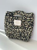 Handmade Leopard Print Crochet Bag