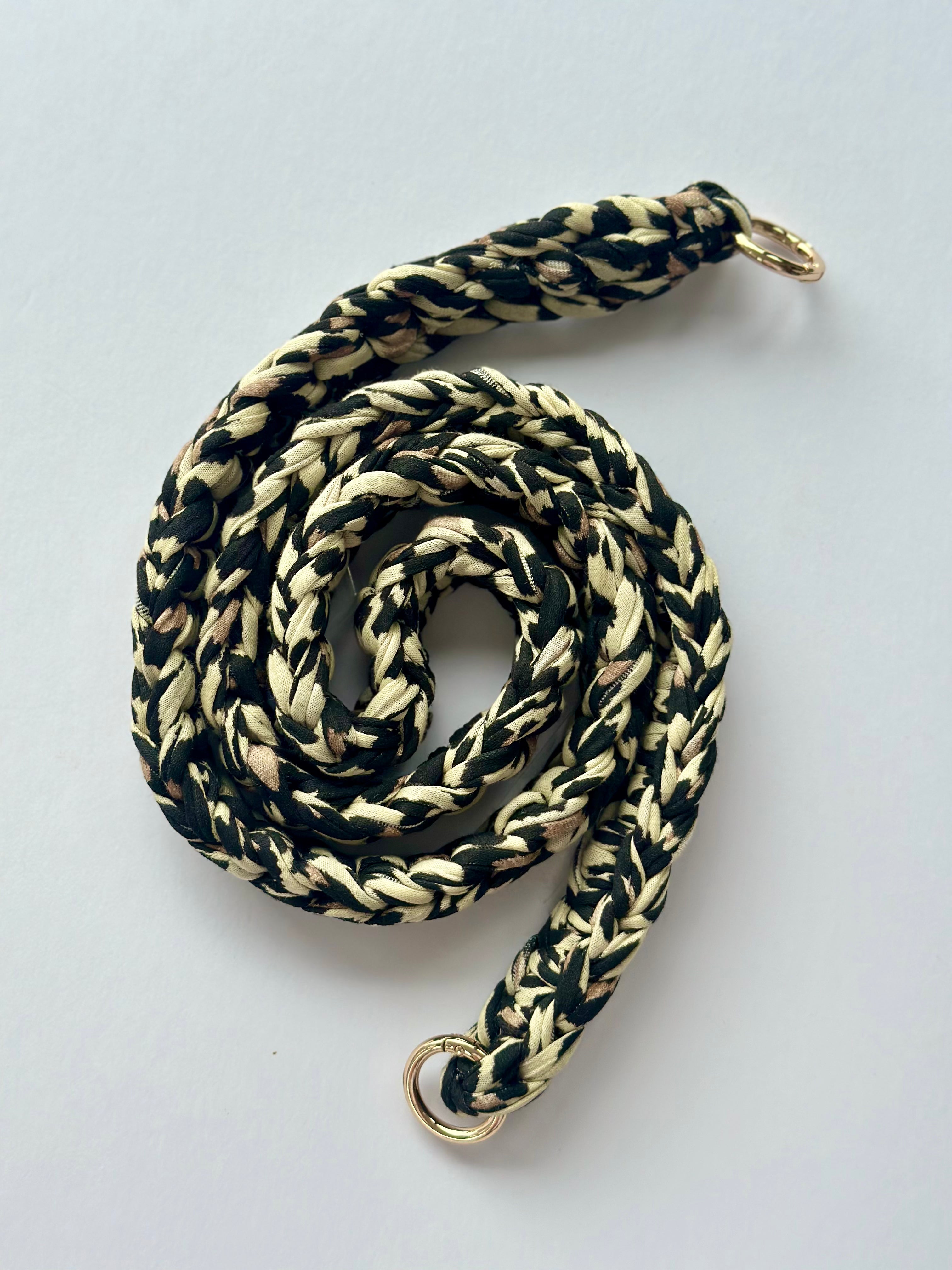 Midnight Leopard Detachable Crossbody Bag Strap