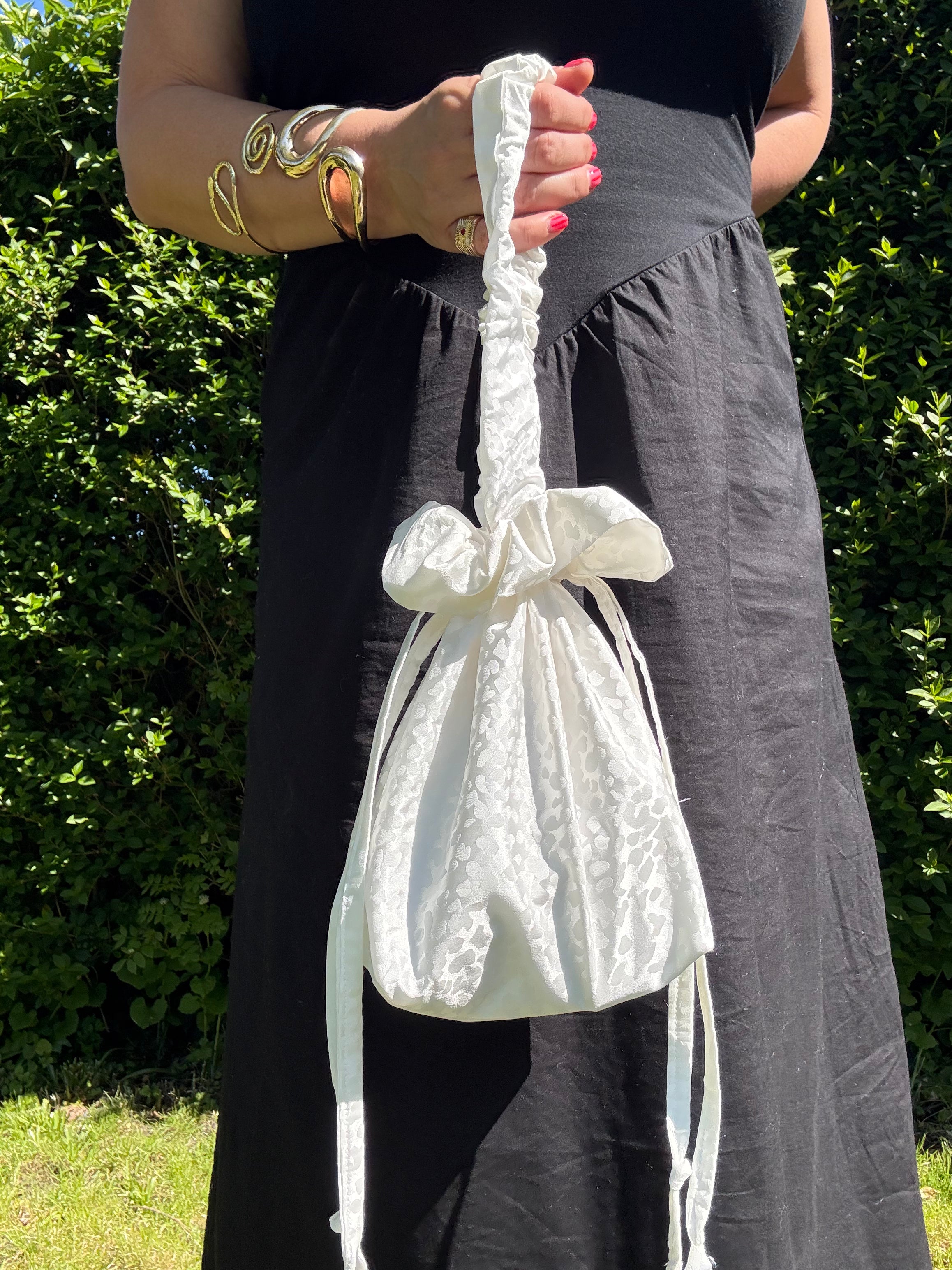 The Fera   |  Silk Leopard Print Bridal Bag