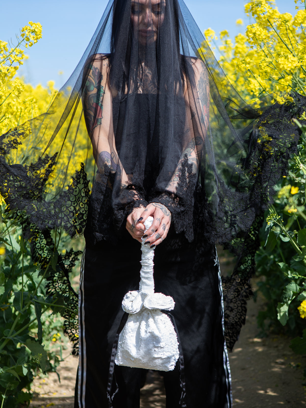 The Aura  |  Sequin Drawstring Bag