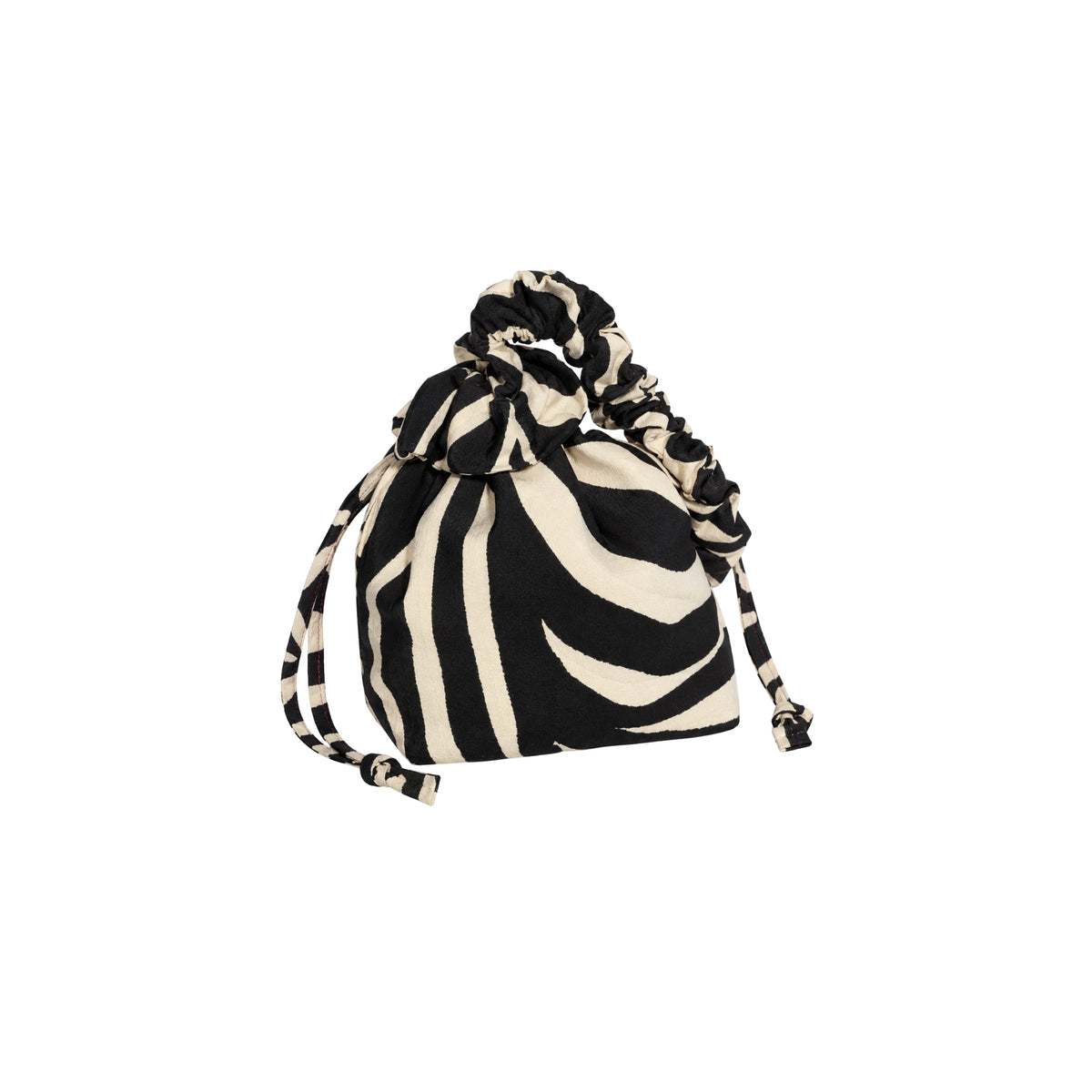 Ziggy Zebra Print Scrunchie Handle Bag