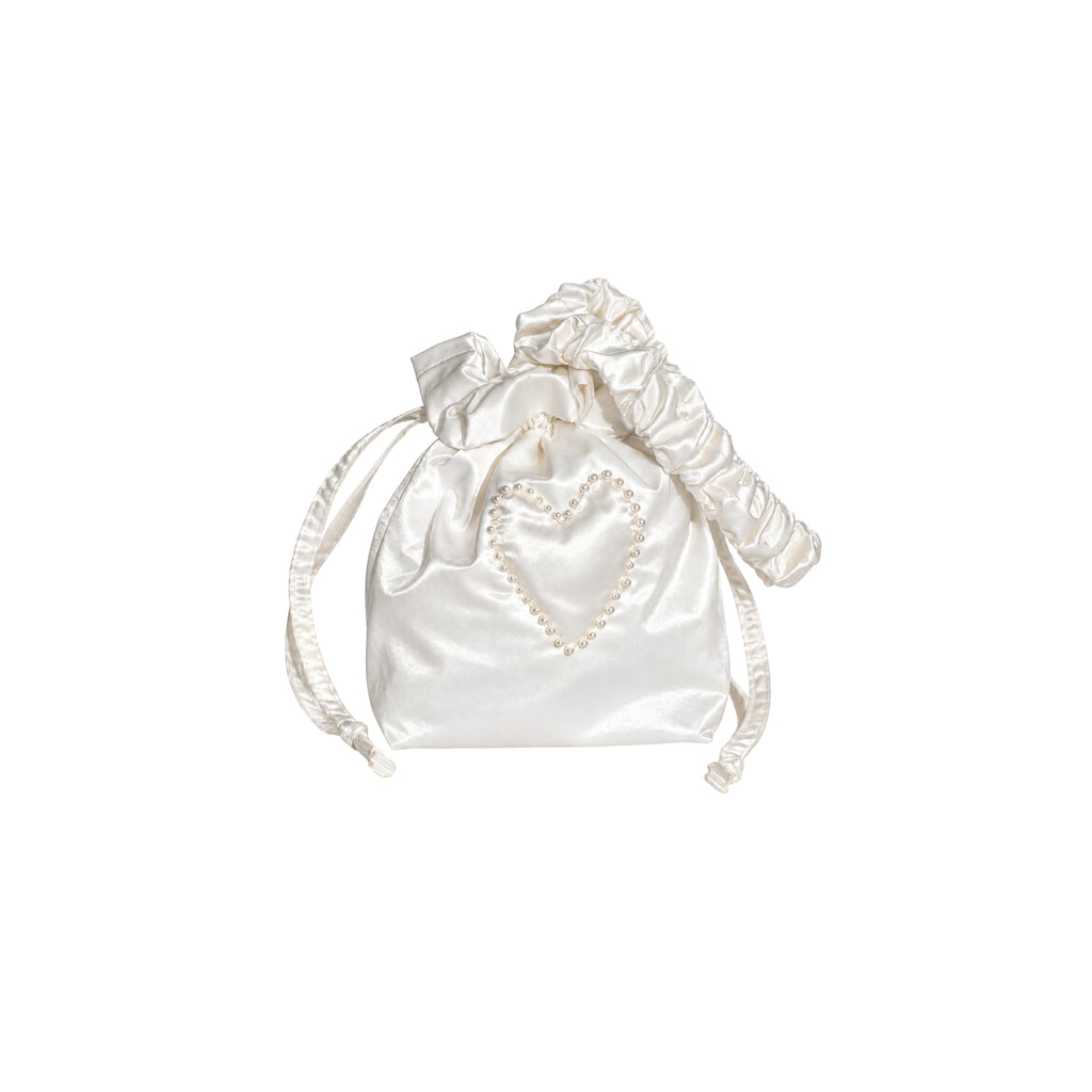 Heart of Hearts | Satin Bridal Bag