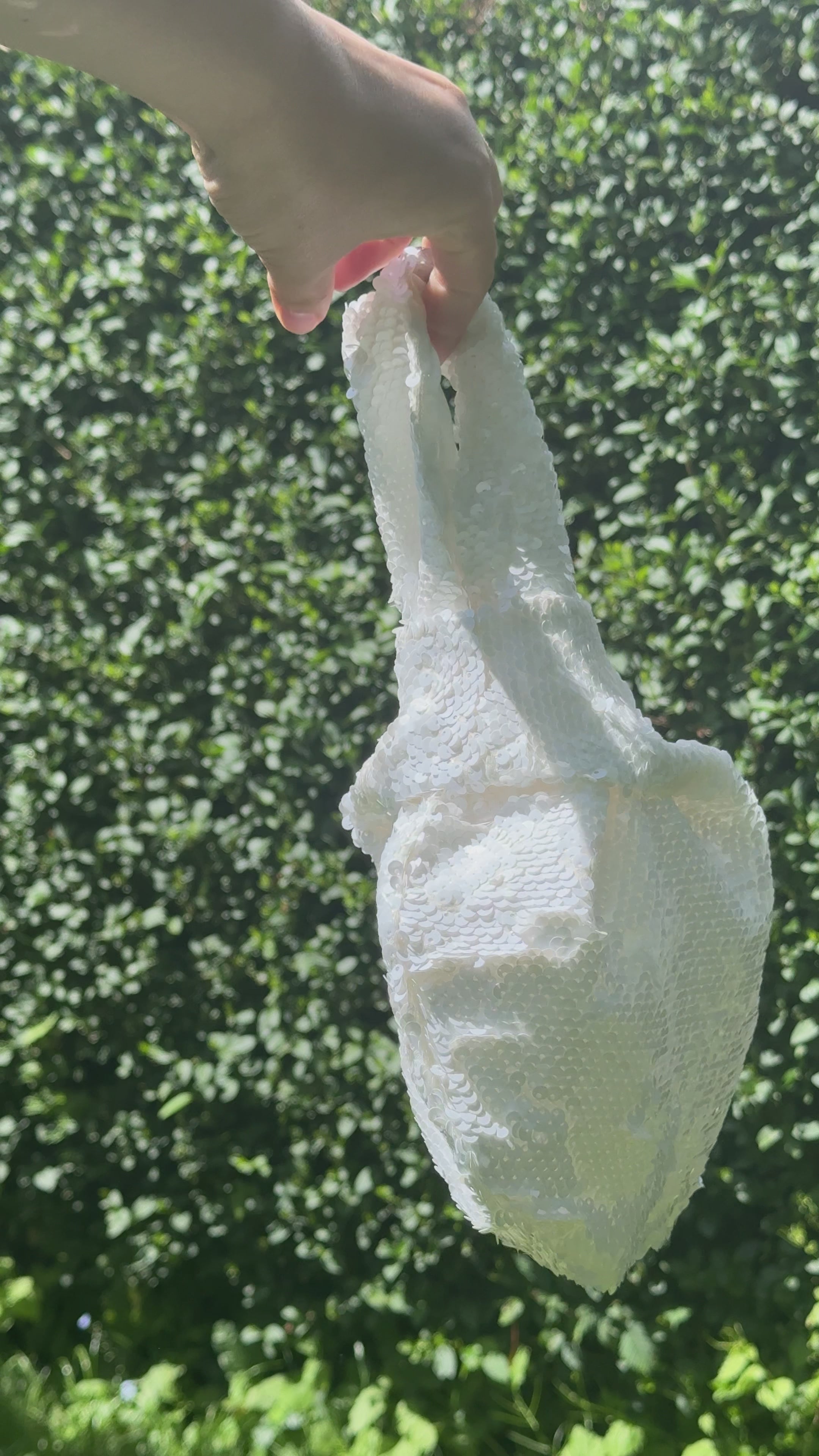 The Afterglow Knot Bag | Sequin Evening Bag | Handcrafted in Yorkshire